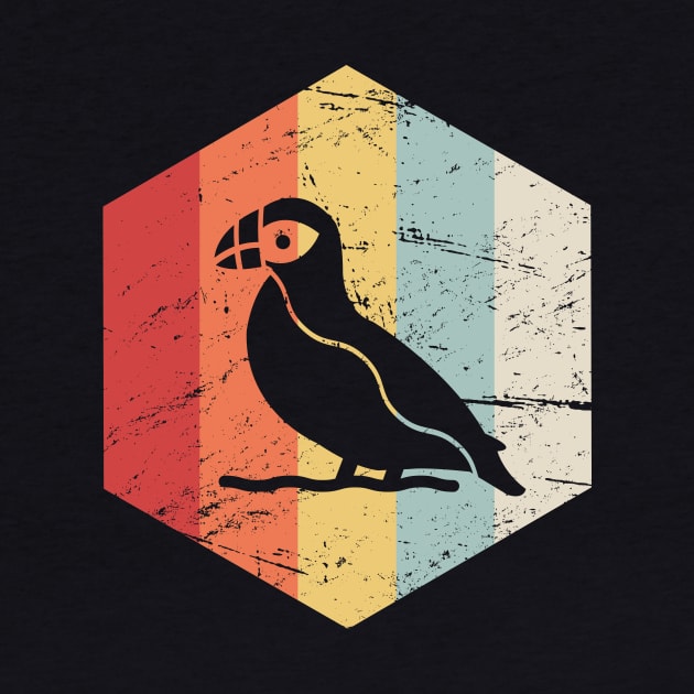 Retro Vintage Puffin Icon by MeatMan